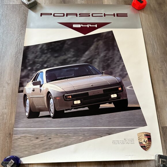 Porsche 944 Poster 1989 - RARE!! - Picture 1 of 7